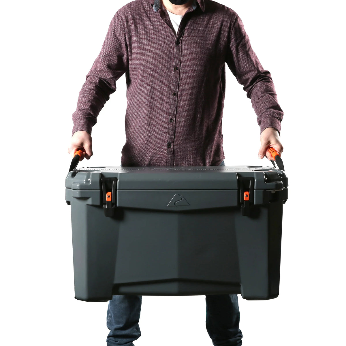Ozark Trail 52 Quart High Performance Hard Sizeided Chest Cooler, Gray