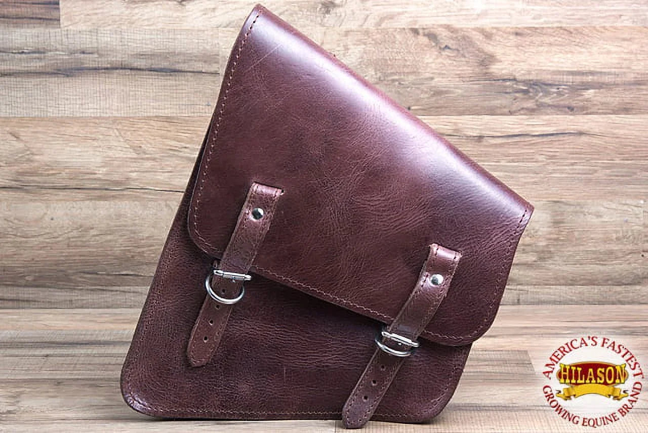 74HSize Motorcycle Bike Right Sizeide Sizeaddle Bag Leather Sizeoftail Rigid Hilason