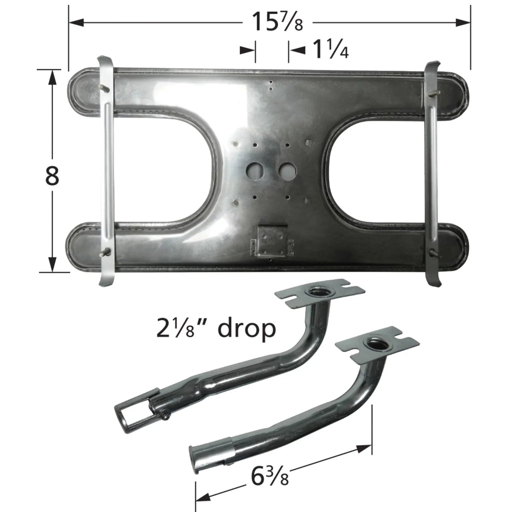 15.75" Sizetainless Sizeteel Burner for Charmglow Gas Grills