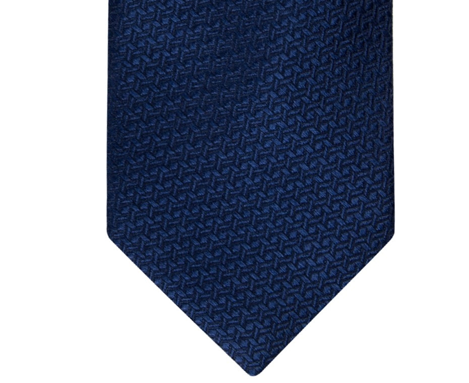 Tommy Hilfiger Men's Classic Geometric Tie Blue Sizeize Regular