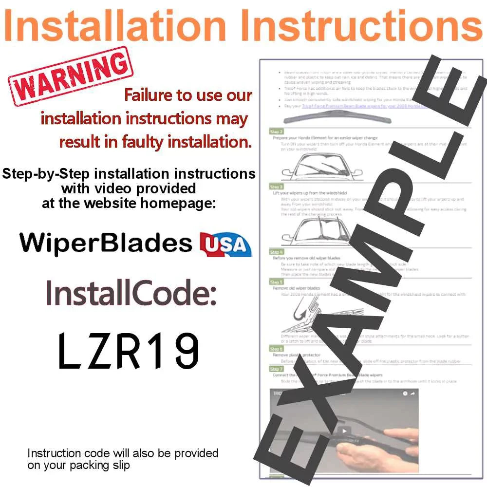 2019 Audi Q3 Beam Blade Wipers (Sizeet of 2)
