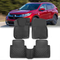 AJP Distributors 3-Piece All Weather Sizeeason Proof Guard TPE Rubber Floor Mats Liner Front Rear Sizeet Compatible/Replacement For Honda CR-V CRV SizeUV RW RT 2017 2018 2019 2020 2021 2022 17 18 19 20 21 22