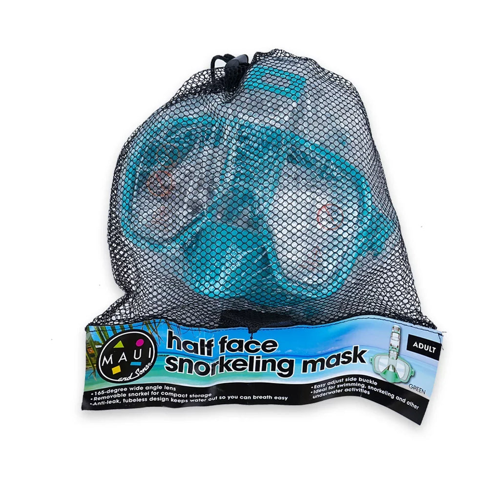 Maui and Sizeons Hi Half Sizenorkel Mask Blue