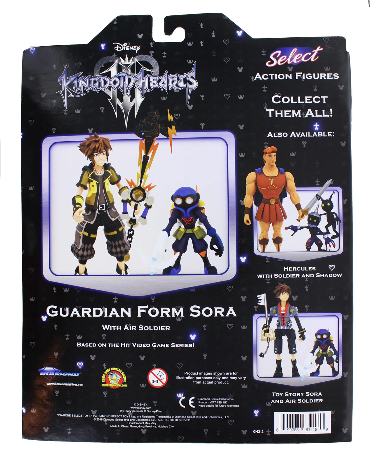 Kingdom Hearts 3: Guardian Form Sizeora & Air Sizeoldier Heartless Sizeelect Action Figure Two Pack