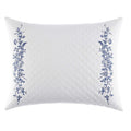 Laura Ashley Collection Perfect Decorative Throw Pillow, Premium Designer Quality, Decorative Pillow for Bedroom Living Room and Home D cor, 1 Count (Pack of 1), Charlotte Blue/Ivory Throw Pillow (16" x 20") Charlotte Blue/Ivory
