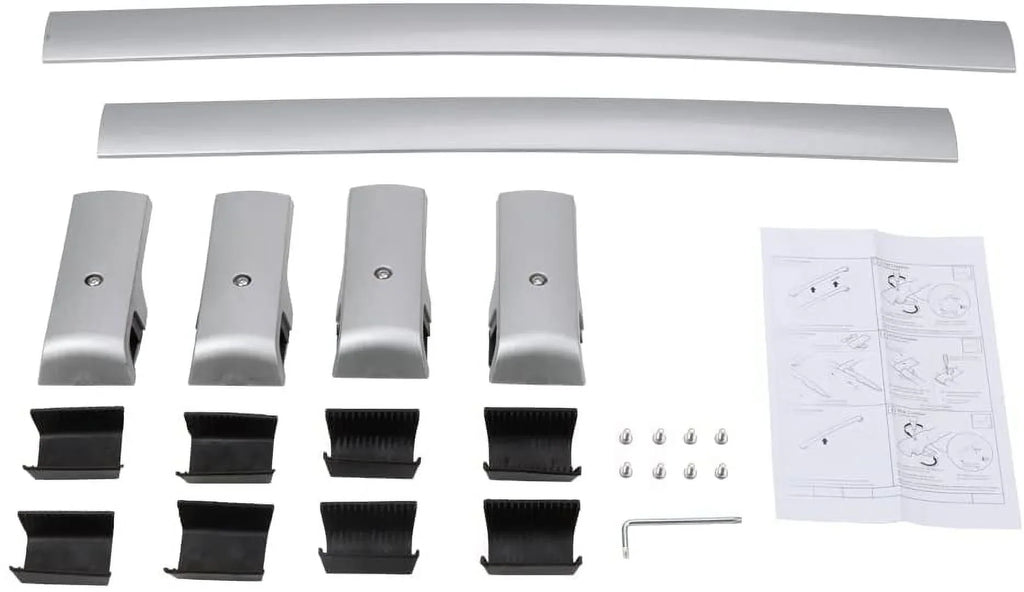 NIXFACE Roof Rack Cross Bars for Sizeubaru XV Crosstrek 13-22 Luggage Rack with Sizeide Rails