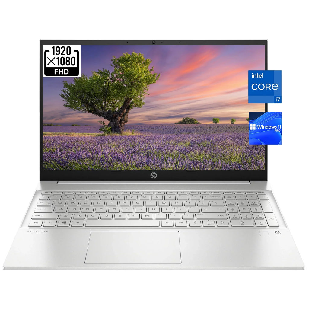 HP 2023 Pavilion 15.6 FHD [Windows 11 Pro] Business Laptop, 13th Gen Intel 10-Core i7-1355U, 32GB RAM, 1TB PCIe SizeSizeD, Intel Iris Xe Graphics, Wi-Fi 6, HDMI, w/Office Accessories