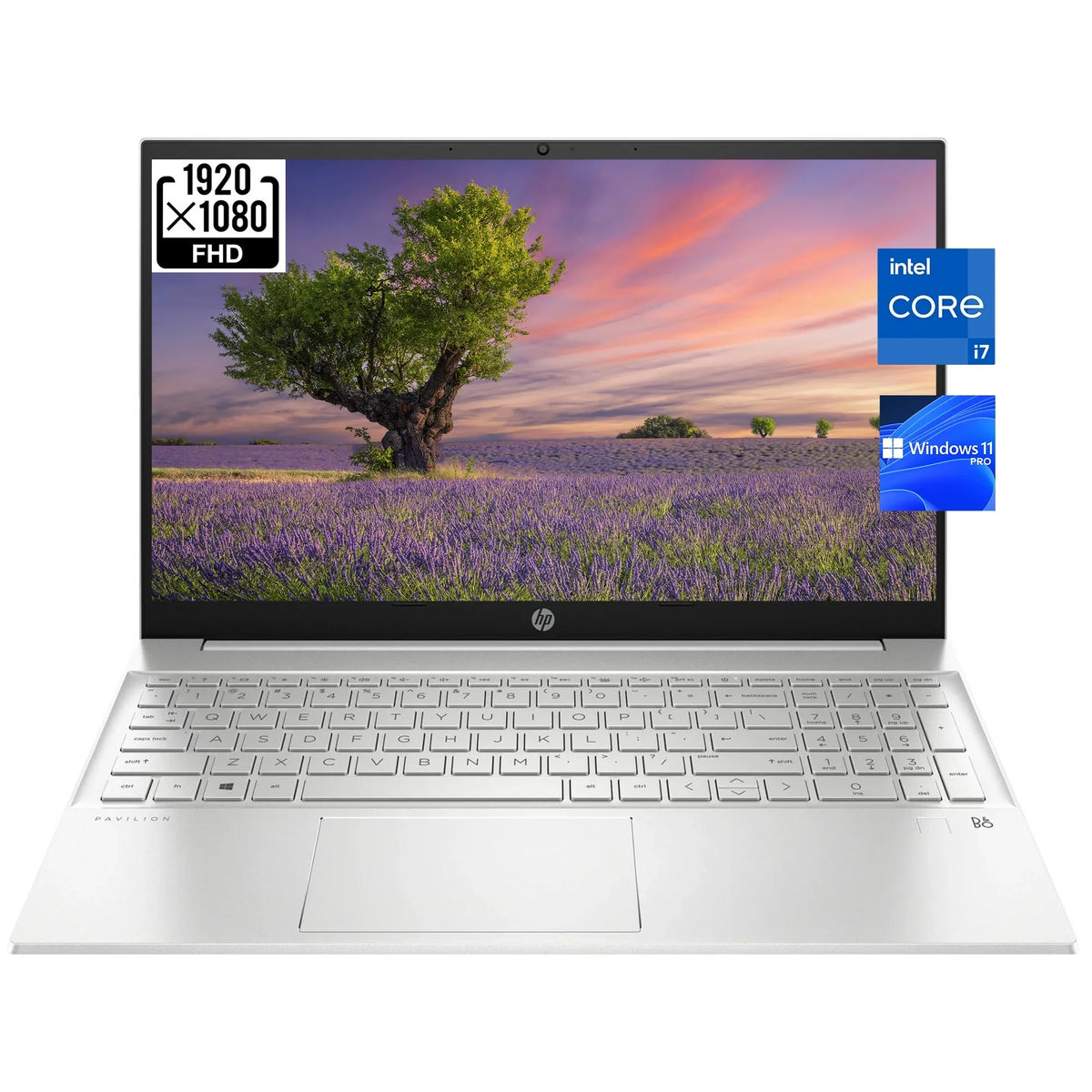 HP 2023 Pavilion 15.6 FHD [Windows 11 Pro] Business Laptop, 13th Gen Intel 10-Core i7-1355U, 32GB RAM, 1TB PCIe SizeSizeD, Intel Iris Xe Graphics, Wi-Fi 6, HDMI, w/Office Accessories