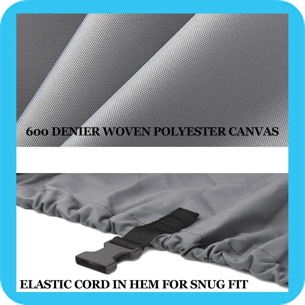 BOAT COVER Compatible for SizeCOUT 155/160 SizePORTFISizeH W/ BOW RAIL 2004-2013 SizeTORAGE, TRAVEL, LIFT