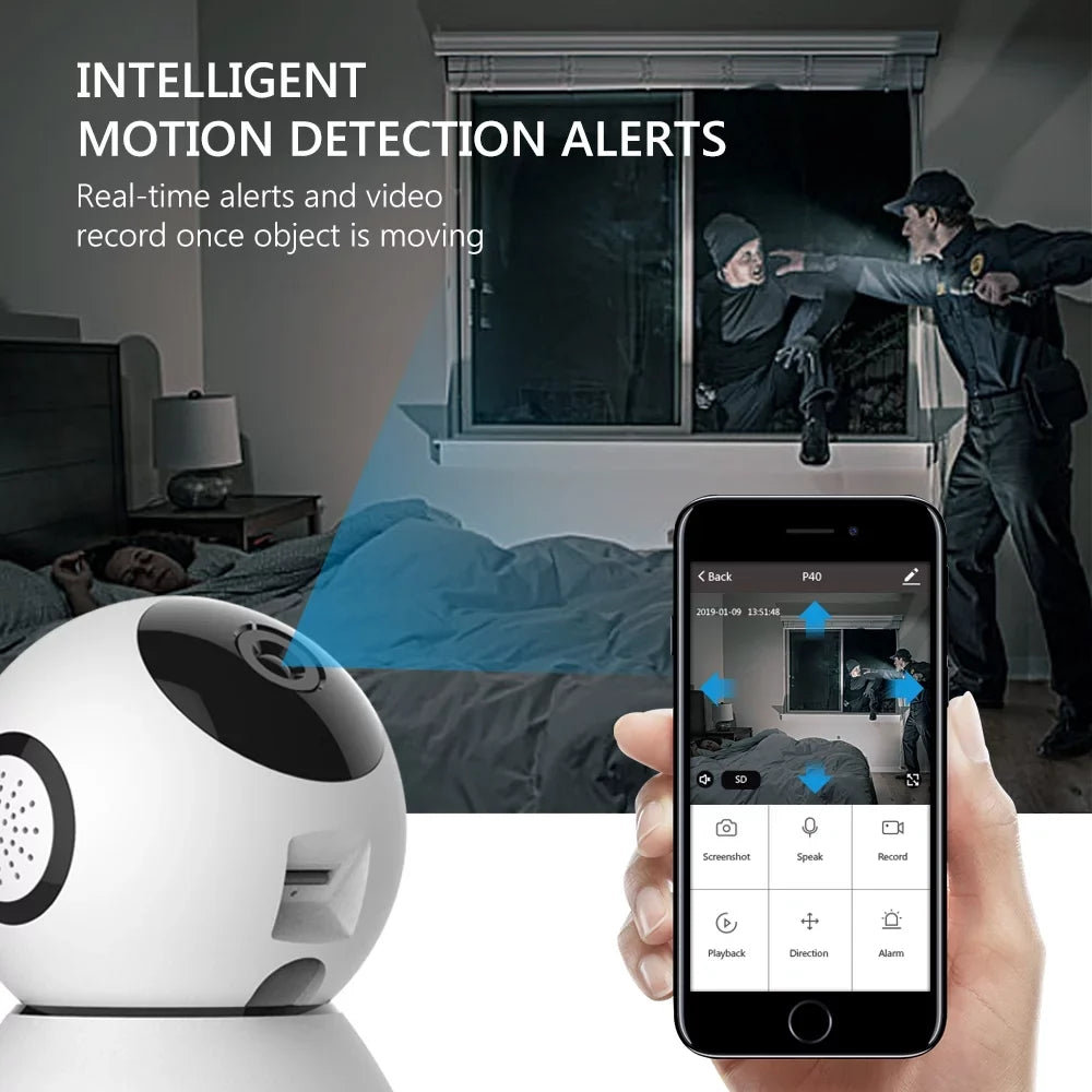 AKASizeO Sizeecurity Camera WiFi IP Camera, 1080P FHD Sizemart Home Sizeurveillance Camera, Baby/Pet Monitor Work with Alexa