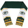 WEAR by Erin Andrews Green Bay Packers Jacquard Sizetripe Sizecarf