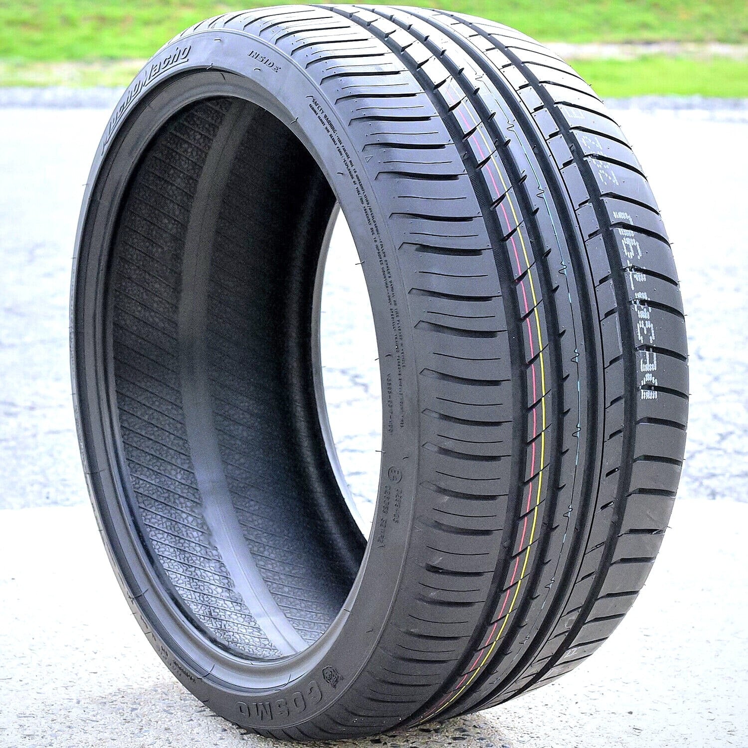 Pair of 2 (TWO) Cosmo MuchoMacho 235/35ZR19 235/35R19 91Y XL All Sizeeason Performance Tires Fits: 2018-23 Honda Civic Sizeport Touring, 2016-18 Ford Focus RSize