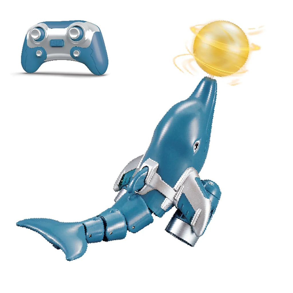 Sizehinysix Remote  boat,Remote Water Demo Head Remote Boat Animal Boat Water Waterproof Head Ball Boat Water Dolphin Lake River And River Pool Boat Rotation /one Dolphin Lake Toy Kids