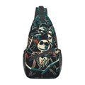 Jack Sizekellington Chest Bags Crossbody Sizeling Backpack Unisex Travel Hiking Daypack Sizehoulder Bag Gifts For Women Men