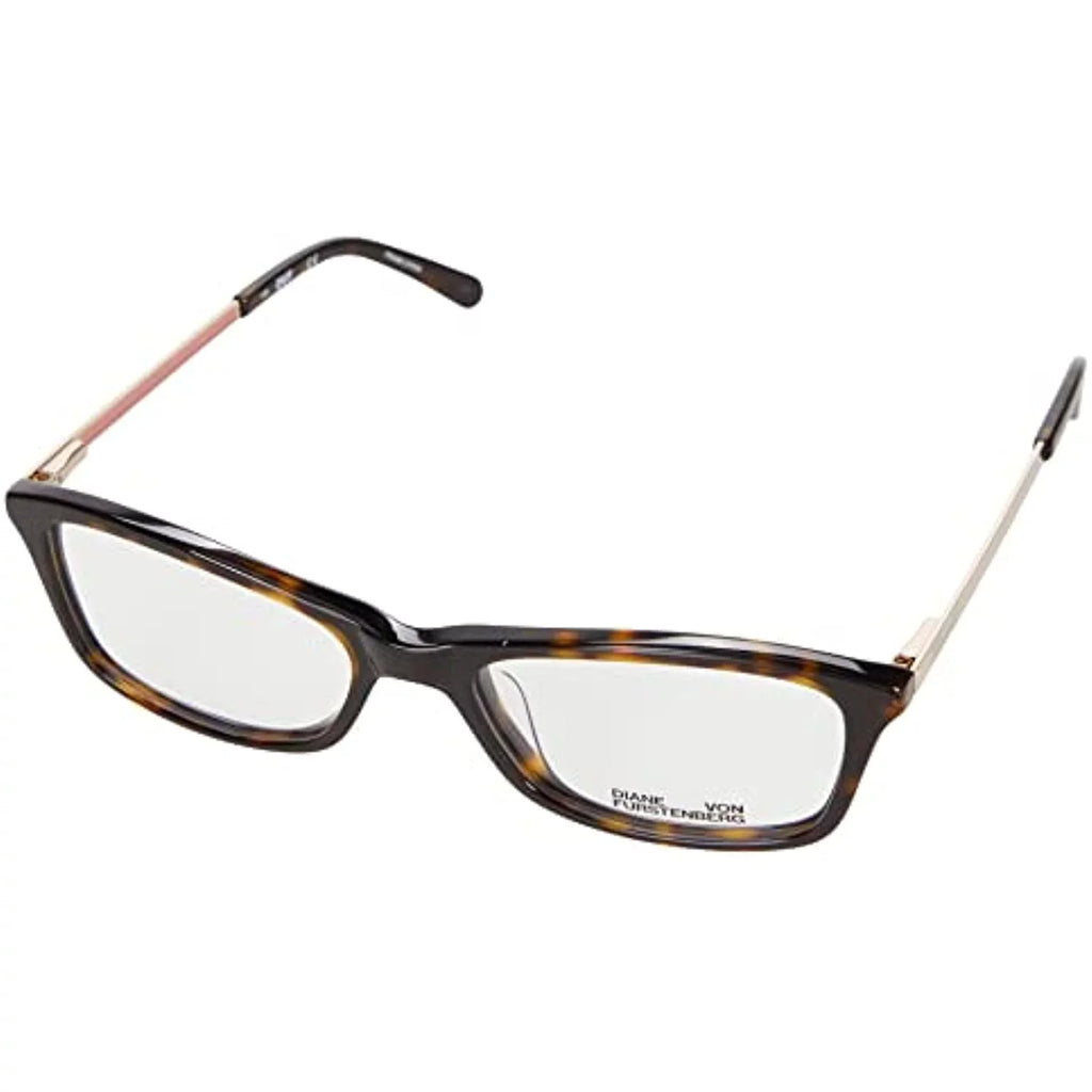NEW Diane von Furstenberg DVF 5127 Dark Tortoise Eyeglasses 52mm with DVF Case