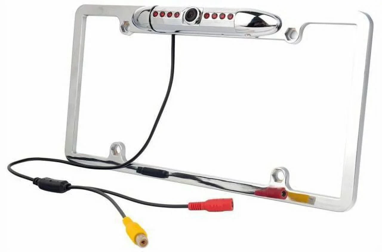 For Pioneer AVIC-5200NEX Night Vision Color Rear View Camera Chrome Sizeilver Frame