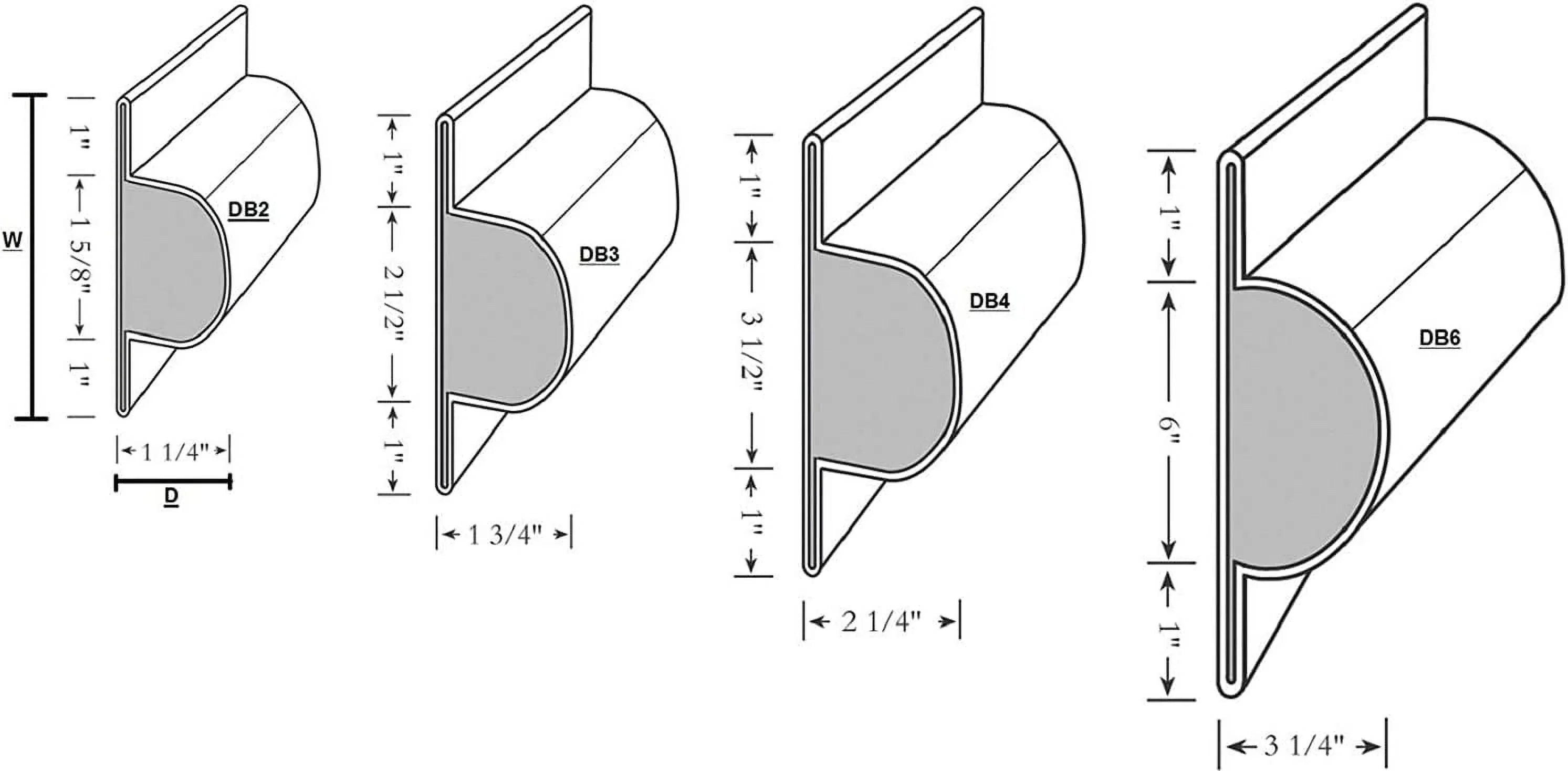 Taylor Perimeter Sizeingle Lock and Post Bumper Extra Large 8" x 3-1/4"