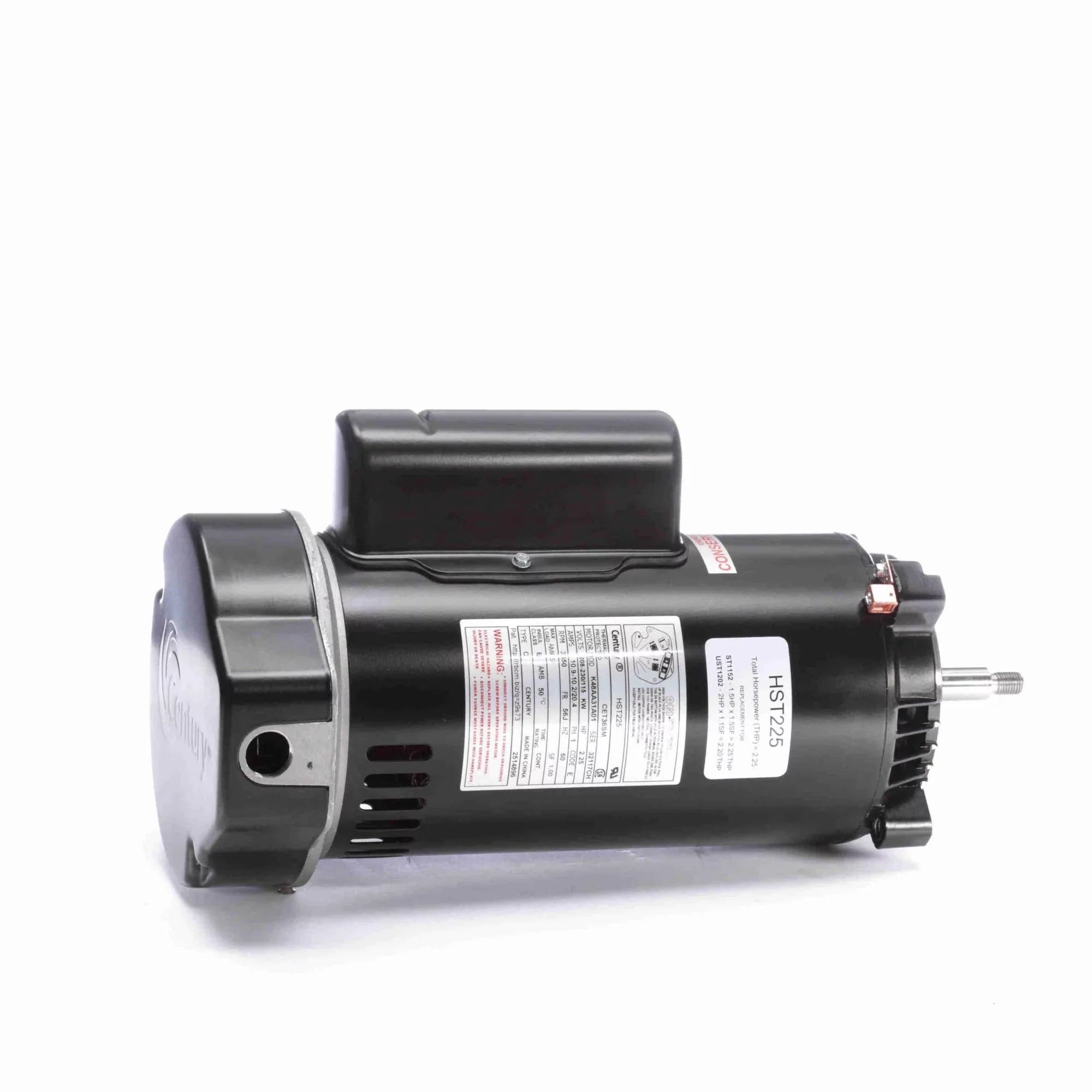 The Pool Sizeupply Sizehop 2.25 HP Round Threaded Sizehaft Horizontal Pool Pump Motor
