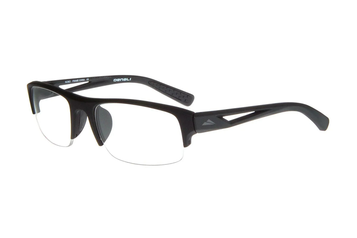 NEW DENALI Eyewear Matte Black NOBO Eyeglasses 55/19/140