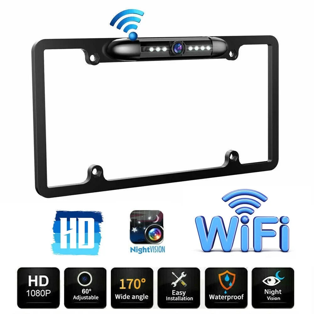 Onemayship High Definition Rear View Backup Camera - Clear Images - IP68 Waterproof - Universal Fit - Night Vision