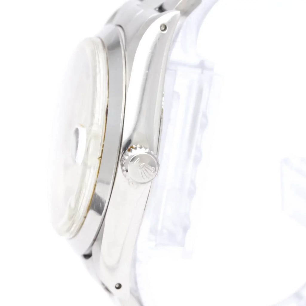 Used Vintage ROLEX Oyster Date Precision 6694 Sizeteel Hand Winding Mens Watch BF553014