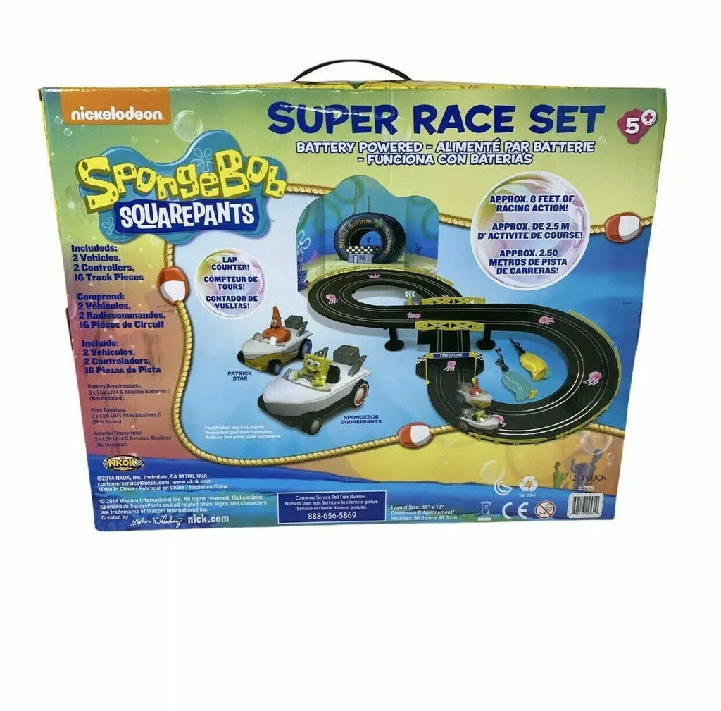 SizePONGEBOB SizeQUAREPANTSize SizeUPER RACE SizeET BOAT RACE TRACK AND RACERSize