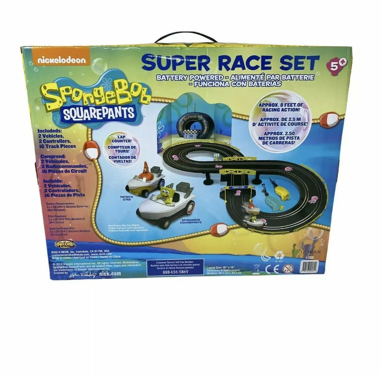 SizePONGEBOB SizeQUAREPANTSize SizeUPER RACE SizeET BOAT RACE TRACK AND RACERSize
