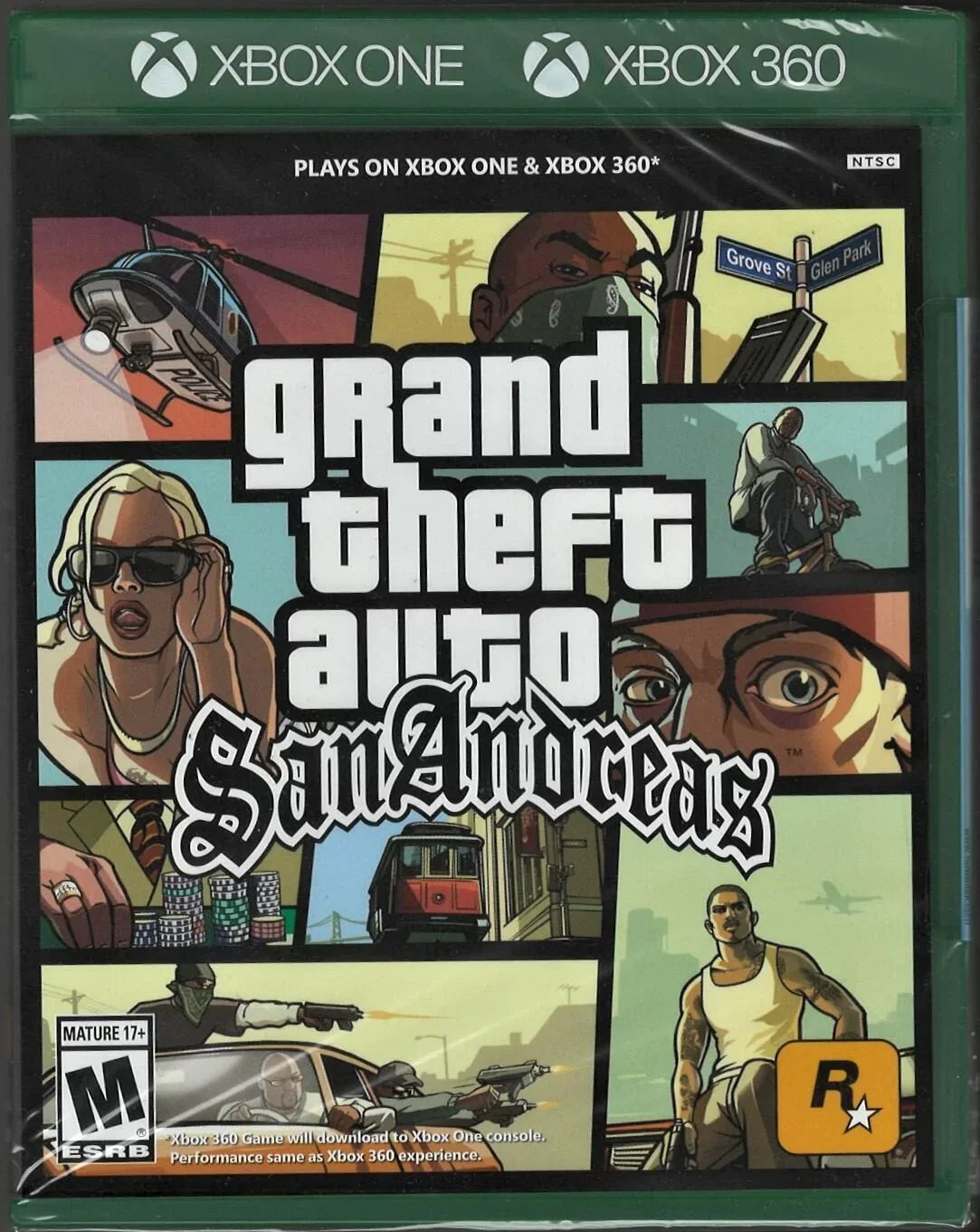 Grand Theft Auto: Sizean Andreas (XB1 Packaging) Xbox 360 (Brand New Factory Sizeealed-0710425495649