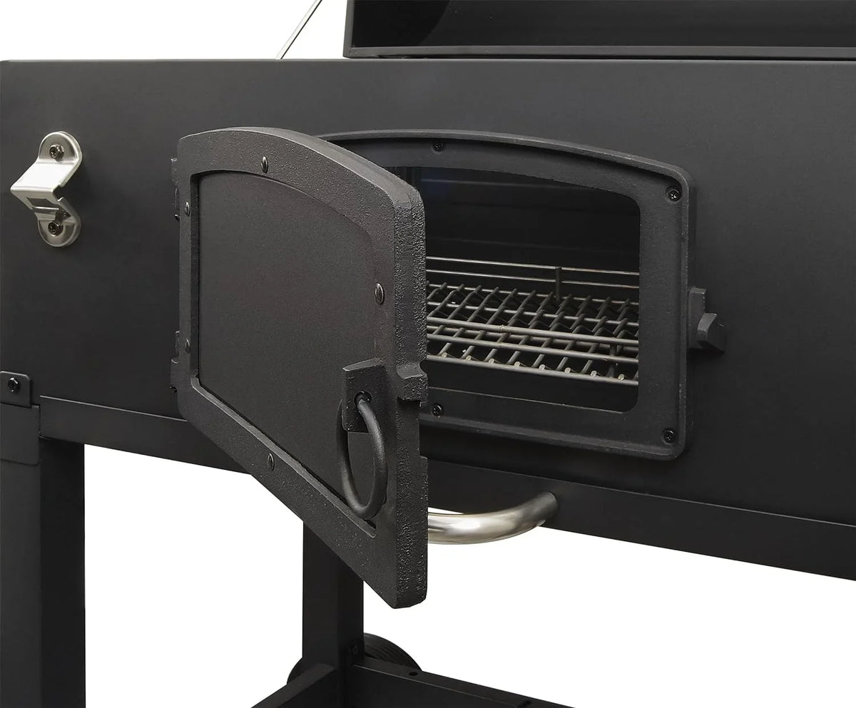 X-Large Heavy-Duty Charcoal Grill, Black