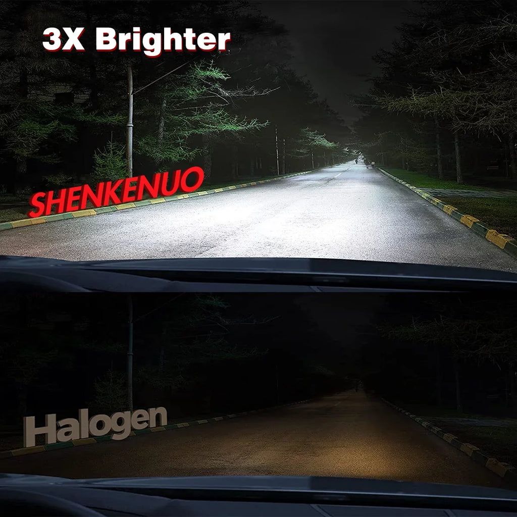 For Mazda CX-7 2007-2010 2011 2012 Combo Kit 9005 H7 LED Headlight High Low Beam