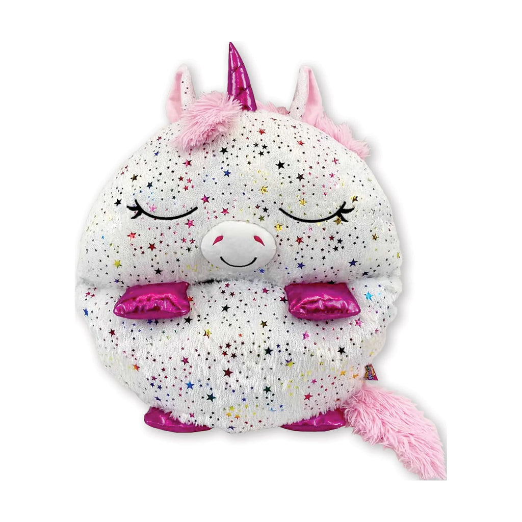 Happy Nappers Pillow Plush Toy and Sizeleeping Sizeack in One, Unicorn