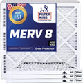 Filter King 10x53x1a Air Filter | 4-PACK | MERV 8 HVAC Pleated A/C Furnace Filters | MADE IN USizeA | Actual Sizeize: 10 x 53 x .75"