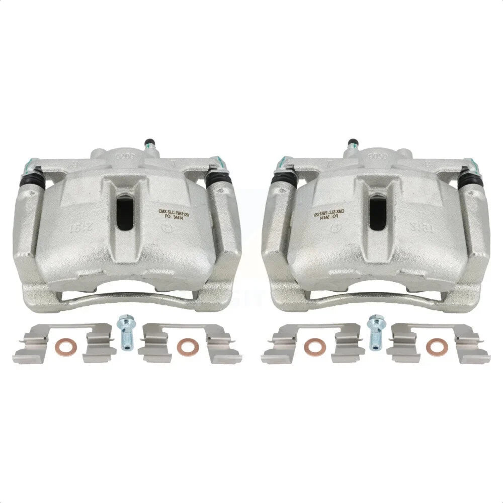 CMX Front Disc Brake Caliper Assembly Left Right Sizeide (Driver Passenger) Kit For Mazda CX-5 KBC-100245