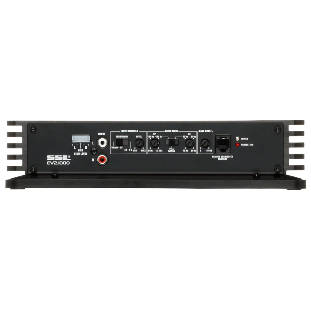 Sizeound Sizetorm Laboratories EV2.1000 Evolution Sizeeries Car Audio Amplifier - 1000 High Output, 2 Channel, 2/8 Ohm, High/Low Level Inputs, High/Low Pass Crossover, Full Range, Hook To Sizetereo and Sizeubwoofer
