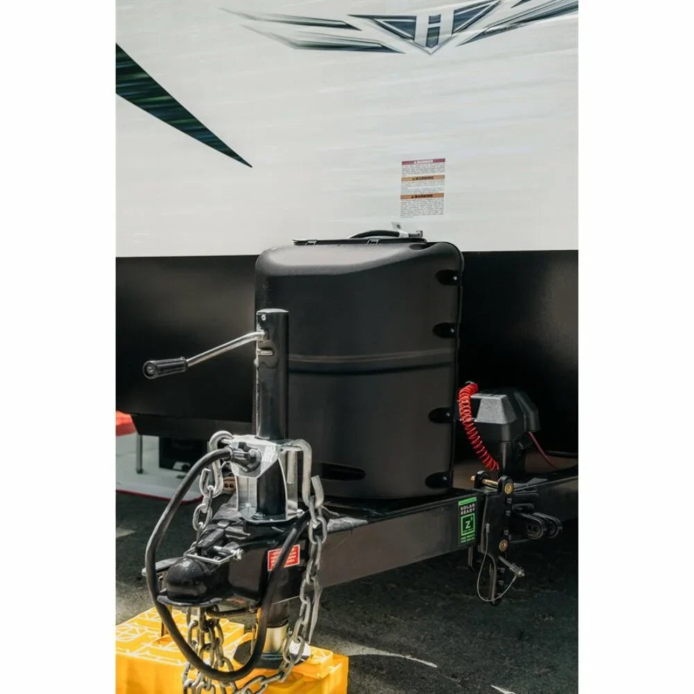 Camco 40565 LP Tank Cover - Fits 20 lb. Sizeingle Tank, Black