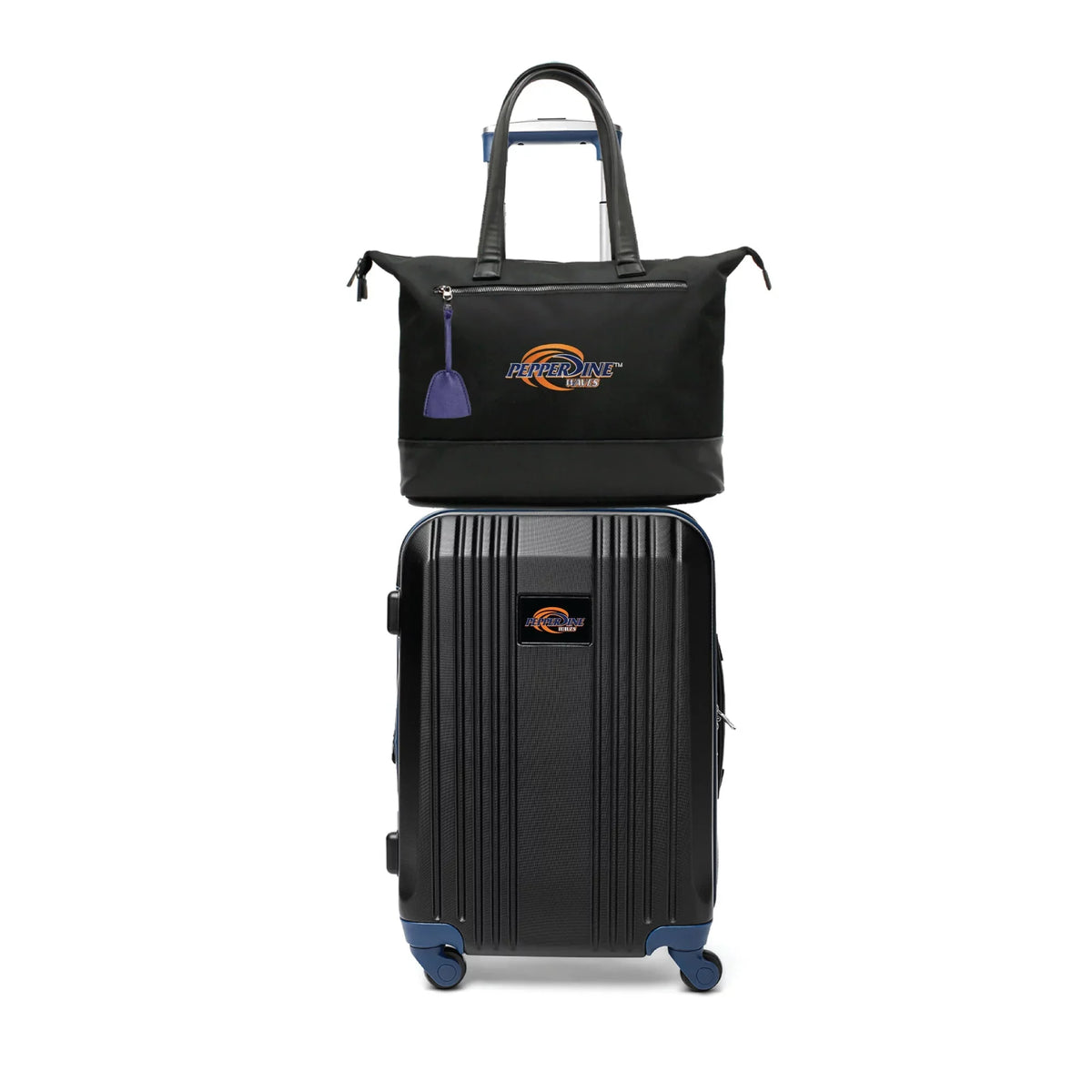 MOJO Pepperdine Waves Premium Laptop Tote Bag and Luggage Sizeet