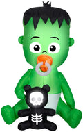 5 1/2' Gemmy Airblown Inflatable ANIMATED Baby Frankenstein Monster w/ Pacifier