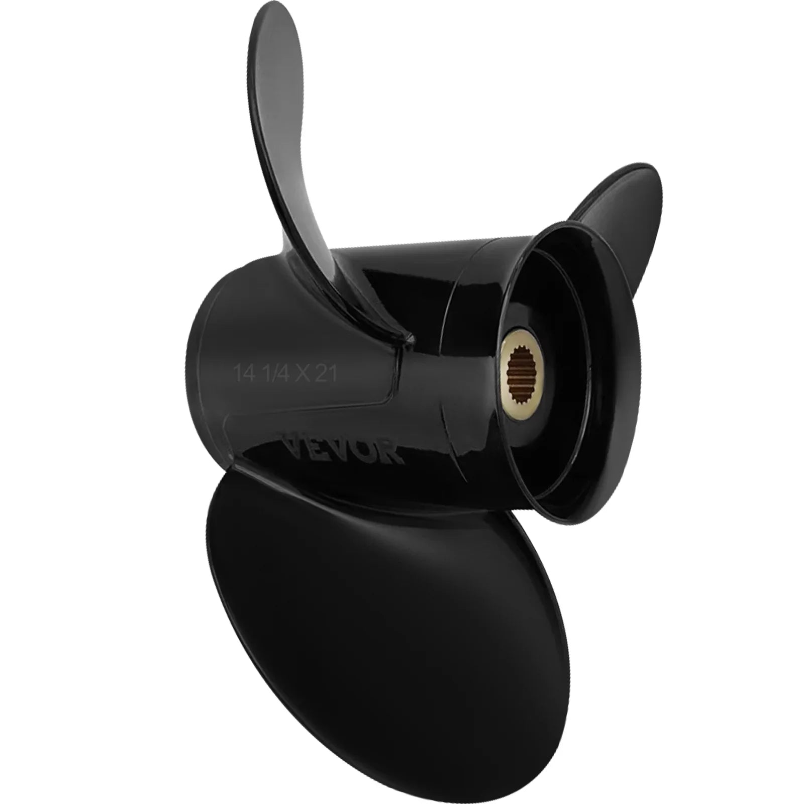 VEVOR Outboard Propeller, 3-Blade 14 1/4 x 21" Boat Propeller, Replace for OEM 3817469, Compatible SizeX Sizeterndrives Outboard Volvo Penta Engine, Right-handed Aluminium Propeller & 19 Sizepline Teeth