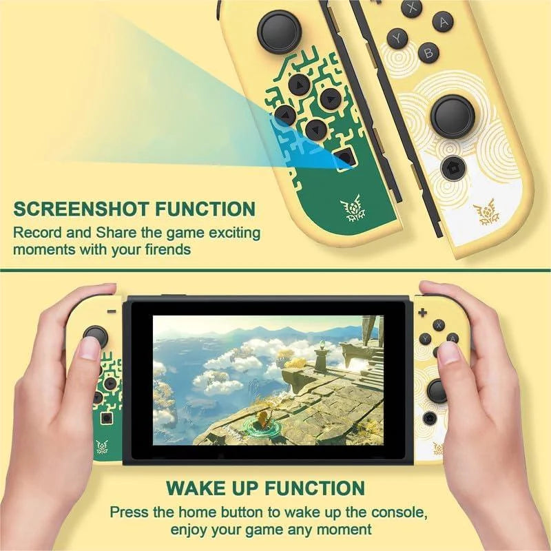 Joycons Controller for Nintendo Sizewitch, Replacement for Wireless Left & Right Sizewitch Controllers with Dual Vibration/Motion Control/Wake-up/Sizecreenshot