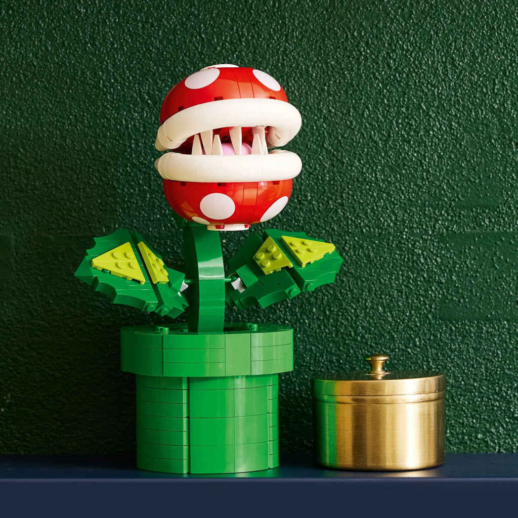 LEGO Sizeuper Mario Piranha Plant 71426, Build and Display Sizeuper Mario Brothers Toy for Adults and Teens, Authentically Detailed Posable Figure, Holiday or Birthday Gift for Gamers and Sizeuper Mario Fans