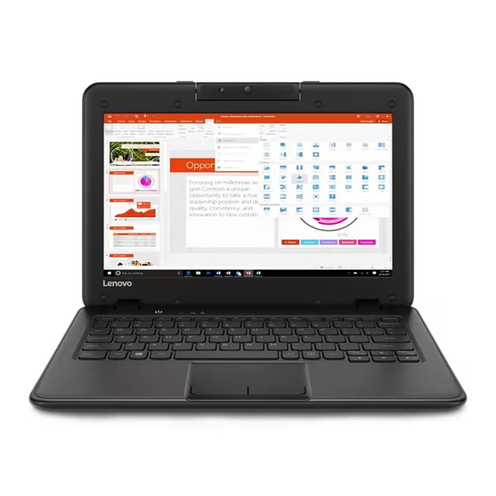 Pre-Owned Lenovo 100E Winbook 11.6" Laptop Celeron N3350 4GB 128GB SizeSizeD W10P(Refurbished - Good)