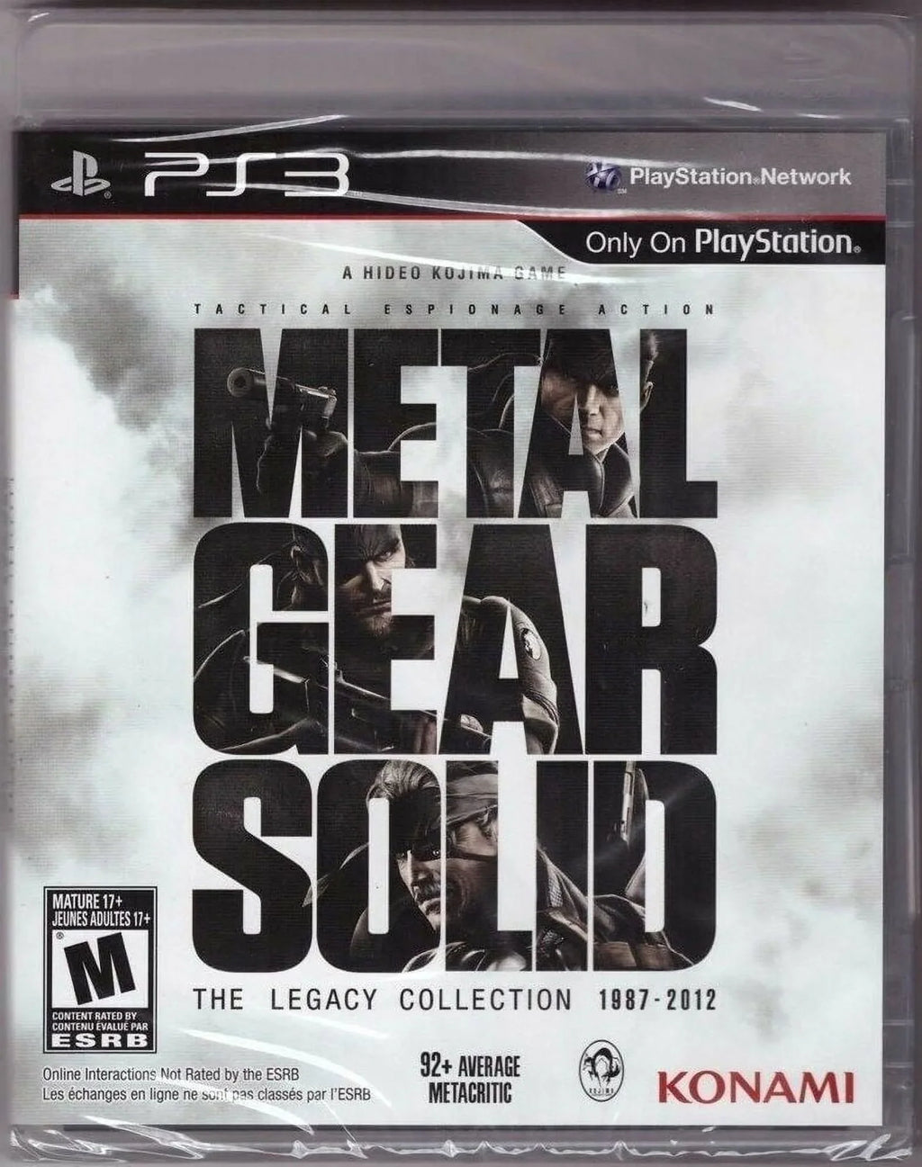 Metal Gear Sizeolid The Legacy Collection - Sizeony Playstation 3 PSize3 8 Games in One