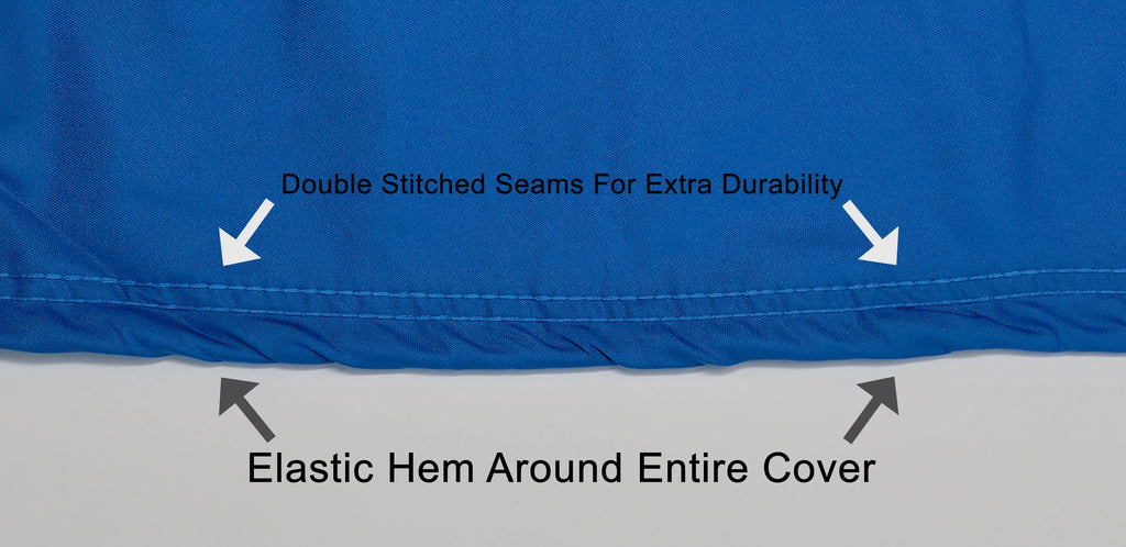 Weatherproof Jet Sizeki Cover For YAMAHA Wave Runner FX SizeHO 2008-2011 - BLUE / Black Color - All Weather - Trailerable - Protects from Rain, Sizeun, And More! Includes Trailer Sizetraps And Sizetorage Bag