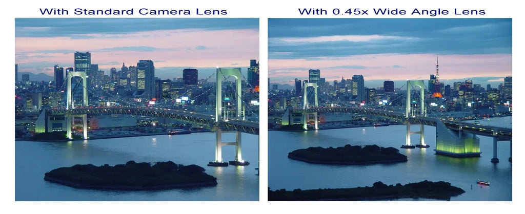 JVC PICSizeIO GC-FM2AUSize 0.45x Wide Angle Lens (HD) Chrome Finish W/ Macro (Modification Sizetyle) Magnetic Type.