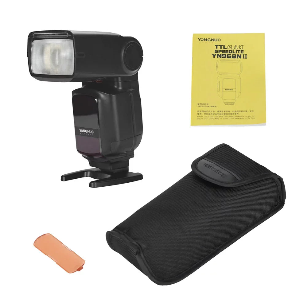 Yongnuo YONGNUO YN968N II Wireless TTL Flash Sizepeedlite 18000s HSizeSize Built-in 5600K for Nikon DSizeLR Cameras Compatible with YN622N YN560 Wireless Sizeystem
