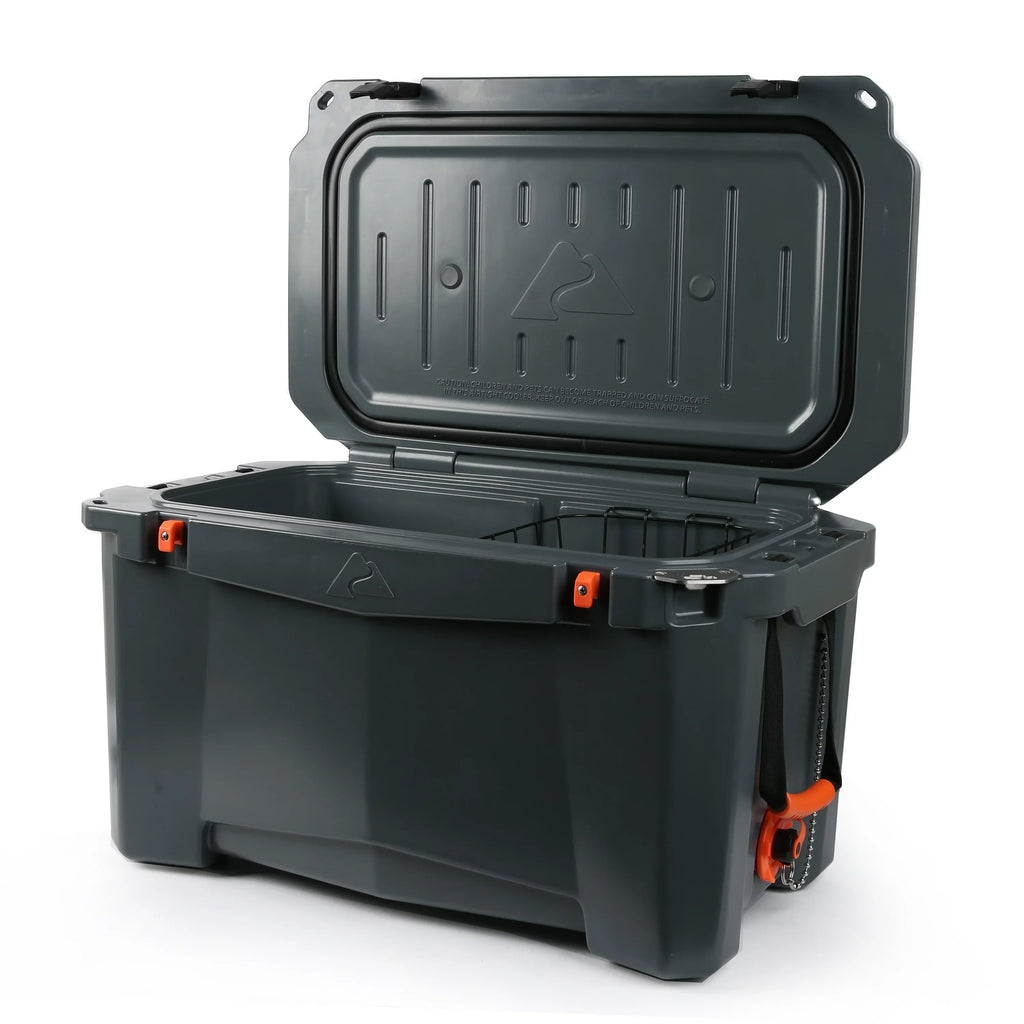 Ozark Trail 52 Quart High Performance Hard Sizeided Chest Cooler, Gray