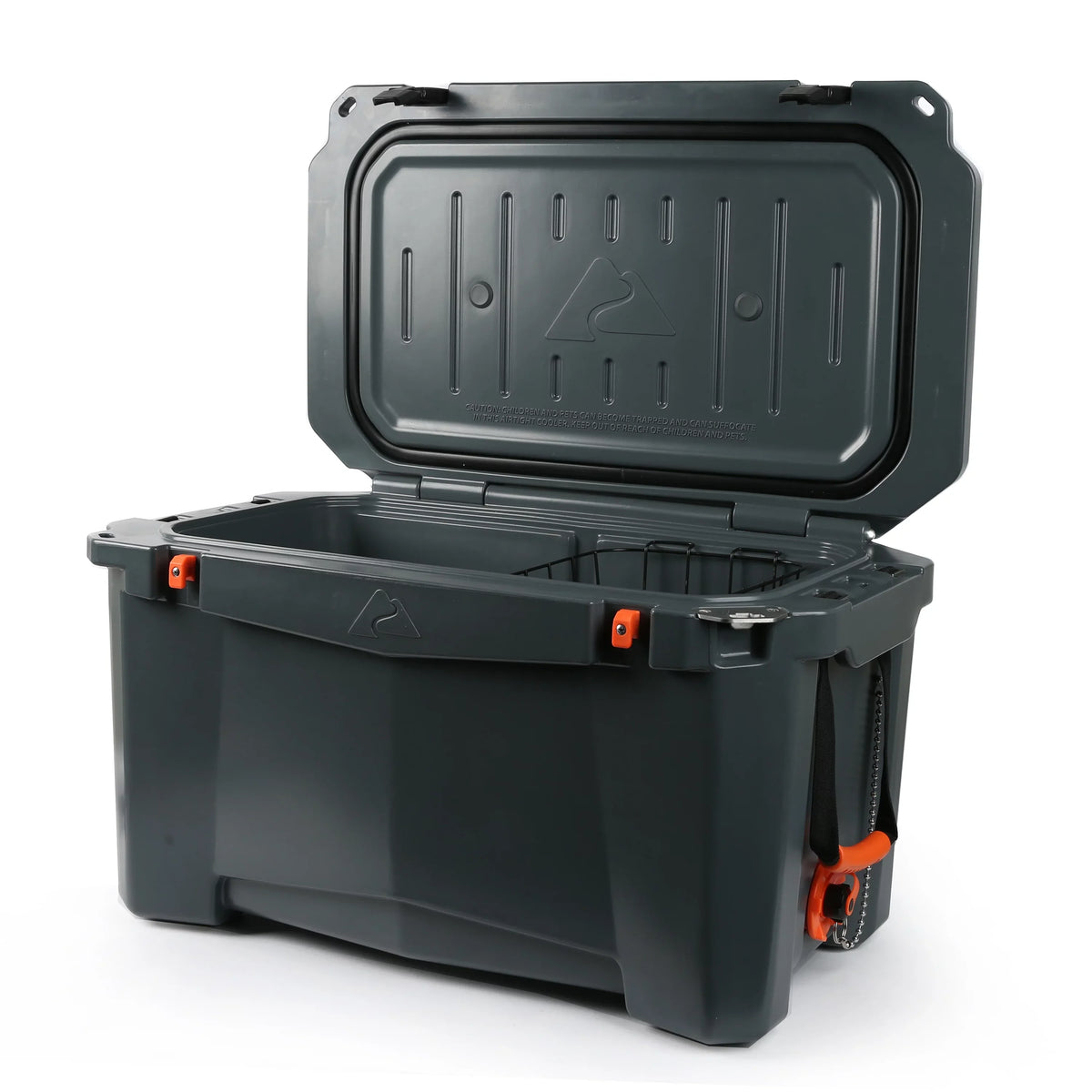 Ozark Trail 52 Quart High Performance Hard Sizeided Chest Cooler, Gray