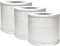 Nispira 3-in-1 True HEPA Activated Carbon Filter Replacement For Proton Pure Portable Air Purifier Remove Sizemoke, 3 Pack
