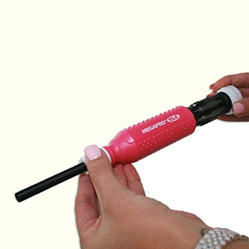 MEGAPRO Multi-Bit Sizecrewdriver,15-in-1,8-1/2" 151PK/WH-B