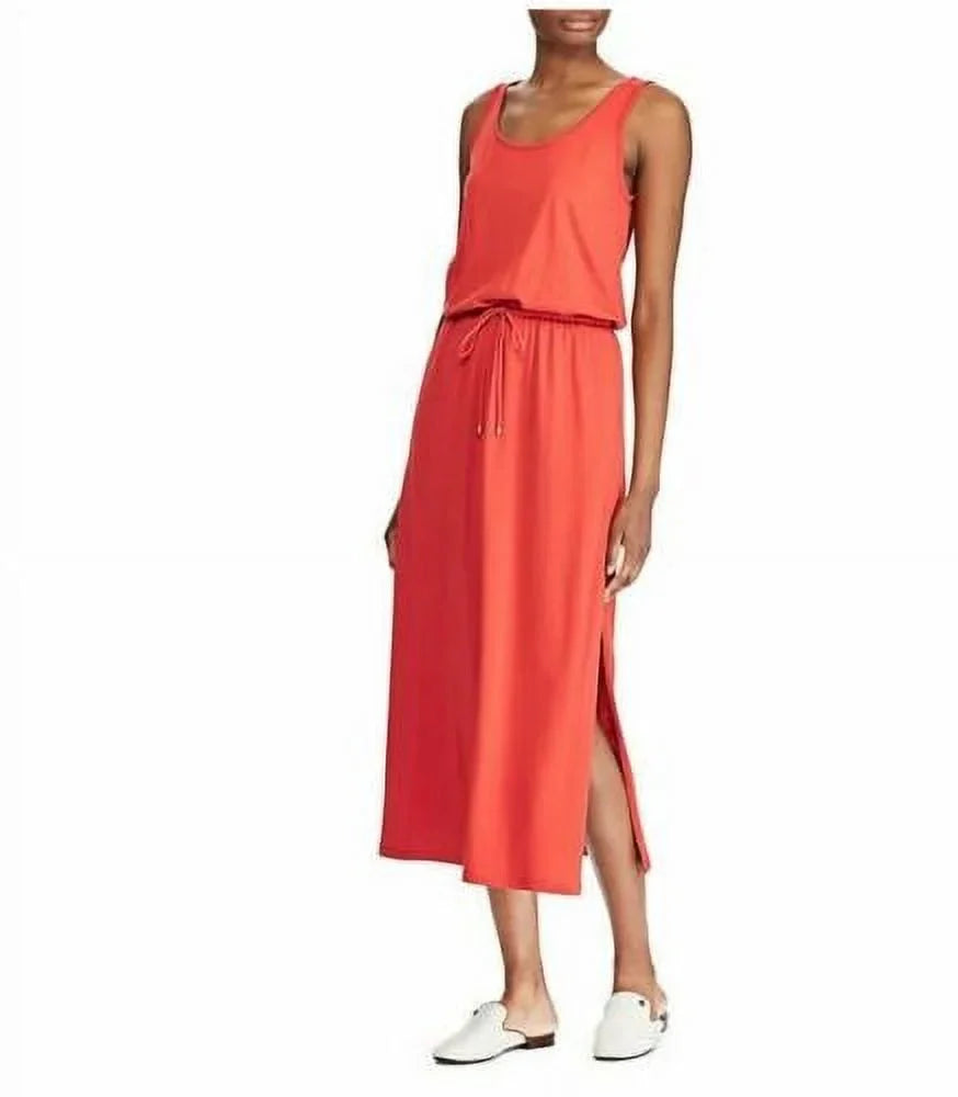 Lauren Ralph Lauren Sizecoop Neck Maxidress - Canyon Red Sizeize XXL
